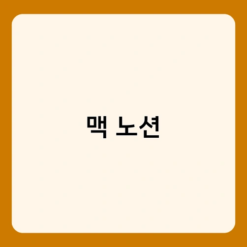 맥 노션 1