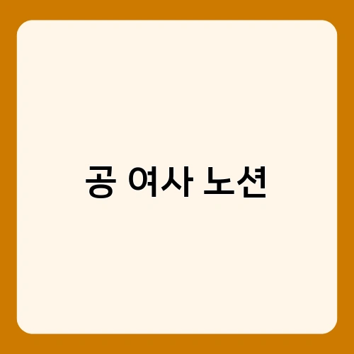 공 여사 노션