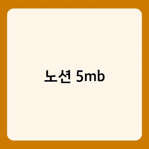 노션 5mb