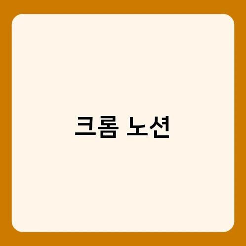 크롬 노션 1